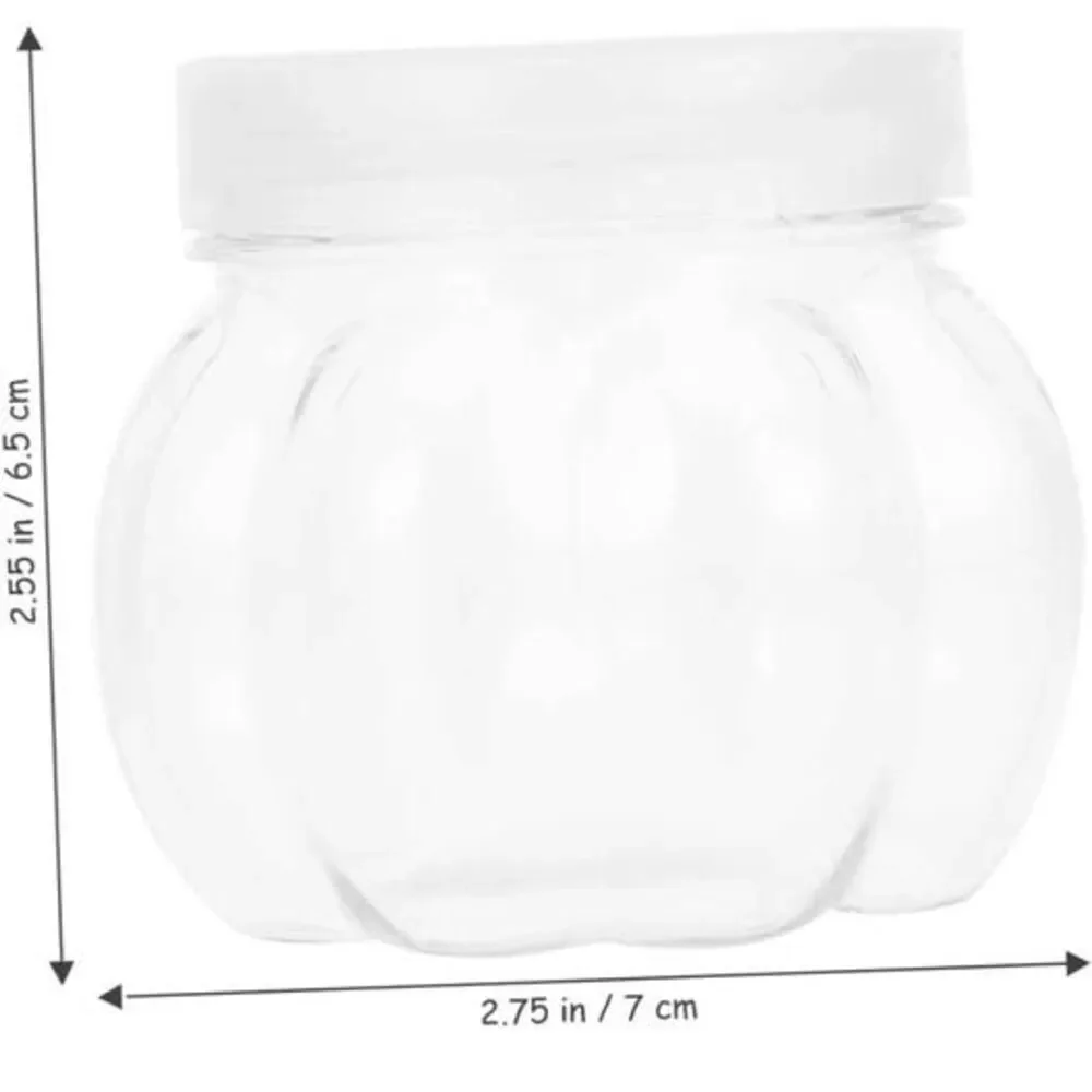 12Pcs Transparent Candy Jars Storage Holders for Wedding and Daily Use Design